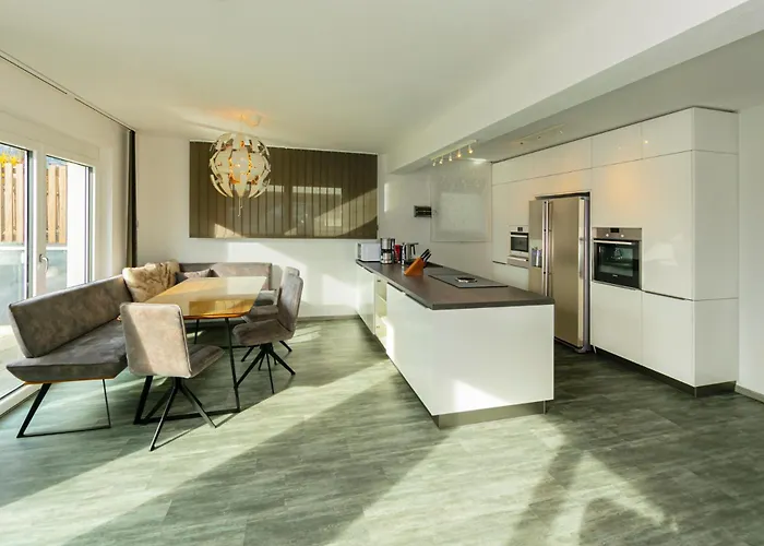 Feriehus H19 - Modernes 145qm, 3sz, Wellnessbereich Mit Sauna Und Dachterrasse Mit Panoramablick, Kuehlen Und Heizen Mit Geothermie *
