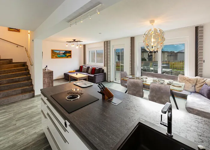 Feriehus H19 - Modernes 145qm, 3sz, Wellnessbereich Mit Sauna Und Dachterrasse Mit Panoramablick, Kuehlen Und Heizen Mit Geothermie Fügen