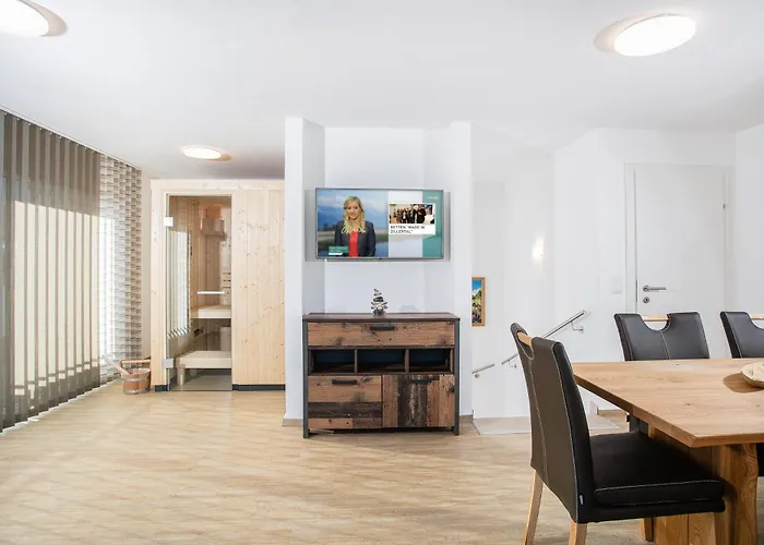 H19 - Modernes 145qm, 3sz, Wellnessbereich Mit Sauna Und Dachterrasse Mit Panoramablick, Kuehlen Und Heizen Mit Geothermie Feriehus Fügen